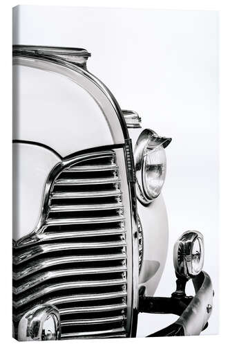 Canvas print White classic car