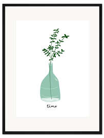Gerahmter Kunstdruck Timo (Thymian)