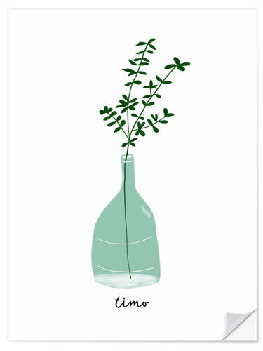 Wandsticker Timo (Thymian)