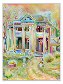 Wall print  Abandoned Mansion - Josh Byer