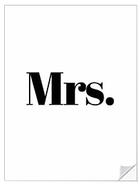 Wandsticker Mrs.