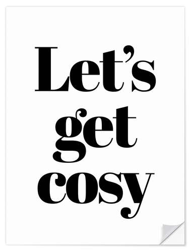 Wandsticker Let's get cosy