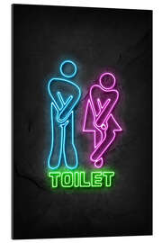 Gallery print Toilet neon