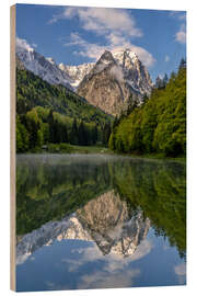 Stampa su legno Primavera al Rießersee in Alta Baviera