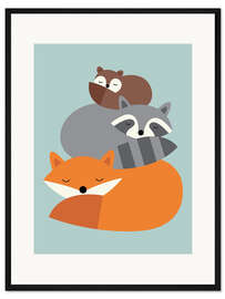 Gerahmter Kunstdruck Zusammen träumen