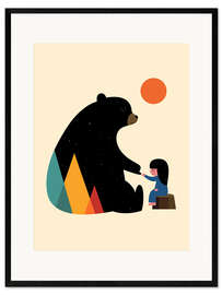 Kunsttryk i ramme Promise Girl