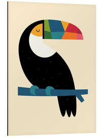 Magnettafel Regenbogen-Tukan