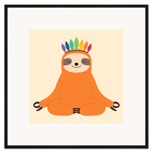 Ingelijste kunstdruk Master Of Calm
