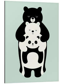 Magnettafel Familienporträt