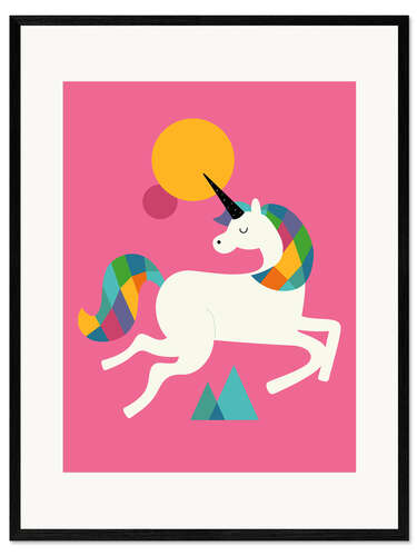 Framed art print To Be a Unicorn