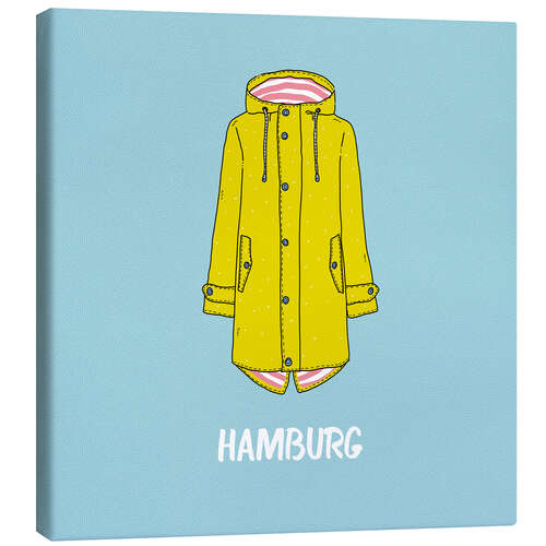 Canvas-taulu Hamburg rain cape