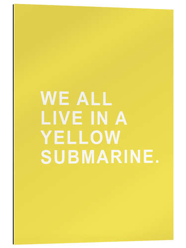 Stampa su plexi-alluminio Yellow Submarine