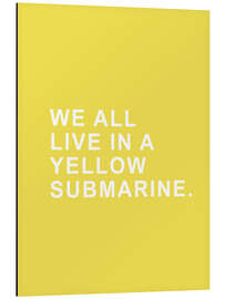 Magnettafel Yellow Submarine