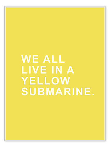Póster Yellow Submarine