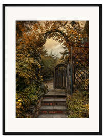 Gerahmter Kunstdruck Geheimer Garten