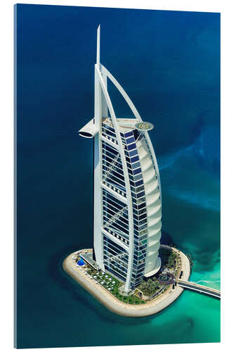 Akrylbilde Burj Al Arab in the United Arab Emirates