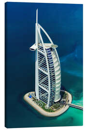 Canvas-taulu  Burj Al Arab in the United Arab Emirates - Mike Centioli