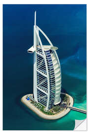 Wandsticker Burj Al Arab in den Vereinigten Arabischen Emiraten