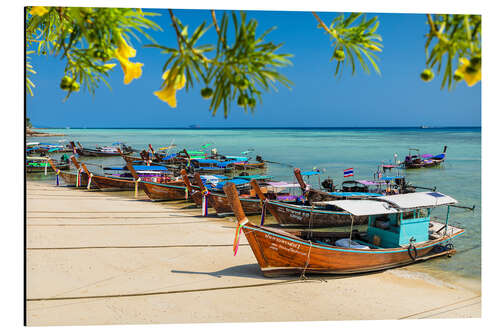 Alubild Longtail Boote, Ko Phi Phi, Thailand