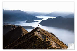 Vinilo para la pared Lago Roy's Peak Wanaka