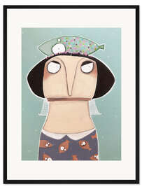 Gerahmter Kunstdruck Tante Bartsch in übler Frühlingslaune