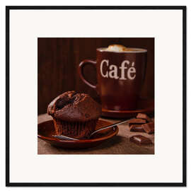 Impression artistique encadrée Chocolat et café