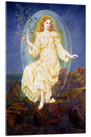 Obraz na szkle akrylowym Lux in Tenebris - Evelyn De Morgan