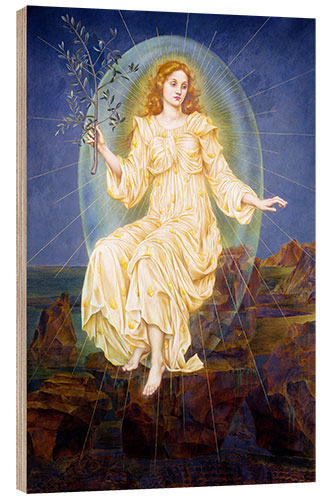 Holzbild Lux in Tenebris