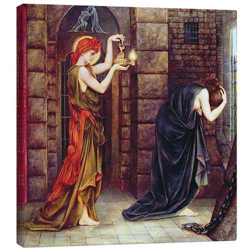 Canvas print Hope in the prison of despair