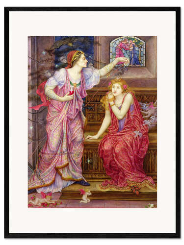 Framed art print Queen Eleanor and Rosamund