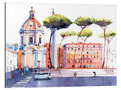 Quadro em alumínio Piazza Venezia