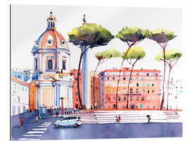 Tableau en plexi-alu Piazza Venezia