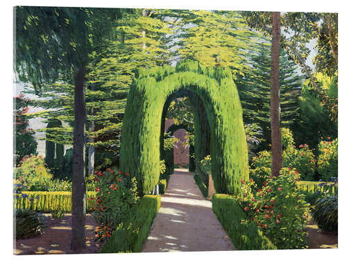 Acrylic print Glorieta, Jardí d'Alcoi