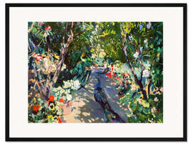 Gerahmter Kunstdruck Garten von Casa Mir