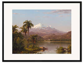 Framed art print Tamaca palm trees