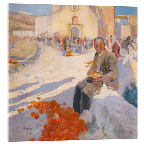 Akrylbillede Orange seller
