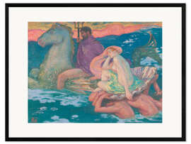 Framed art print Poseidon and Amphitrite