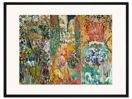 Gerahmter Kunstdruck Gorg Blau