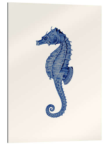 Galleriprint Navy blue seahorse