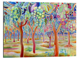 Magnettafel Weinberg