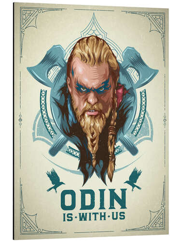 Aluminium print Odin Is With Us