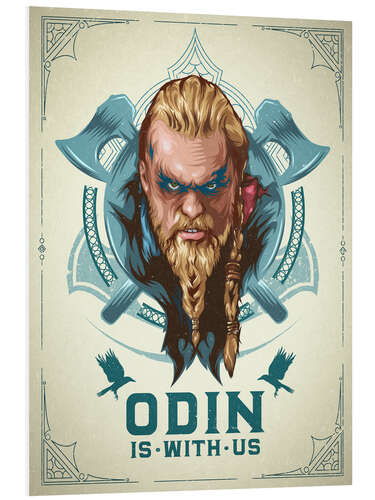 PVC-taulu Odin Is With Us