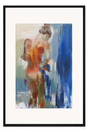 Gerahmter Kunstdruck Morgentoilette 2