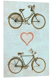 Foam board print Bicycle Love