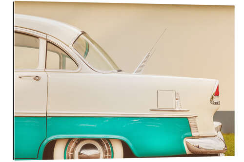 Gallery print White classic American car