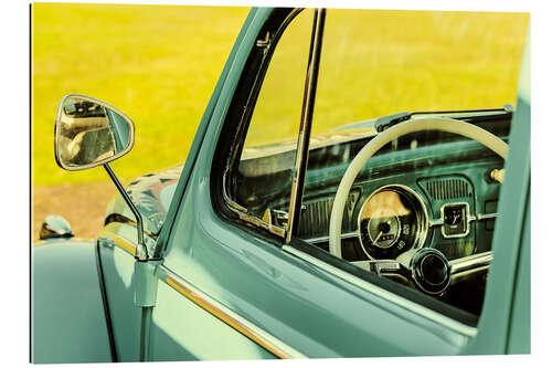 Gallery print The green classic German car