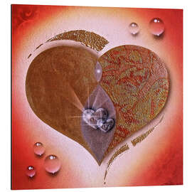 Magnettafel Herz-Kraft