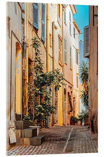 Acrylglasbild Innenstadt von Cannes III