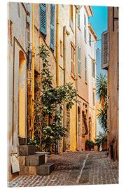 Acrylglasbild Innenstadt von Cannes III