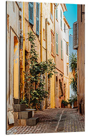 Aluminium print Downtown Cannes III